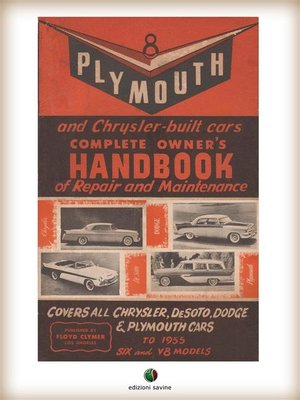 cover image of Plymouth and Chrysler-built cars Complete Owner's Handbook of Repair and Maintenance